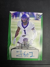 Leaf Draft 2023 automático verde Tre'vius Hodges-Tomlinson RC #BA-THT TCU Horned Frogs