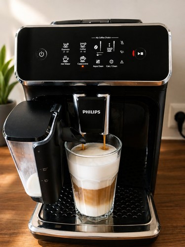 Philips LatteGo EP2231 Kaffeevollautomat Kaffeemaschine  Schwarz Top Zustand OVP