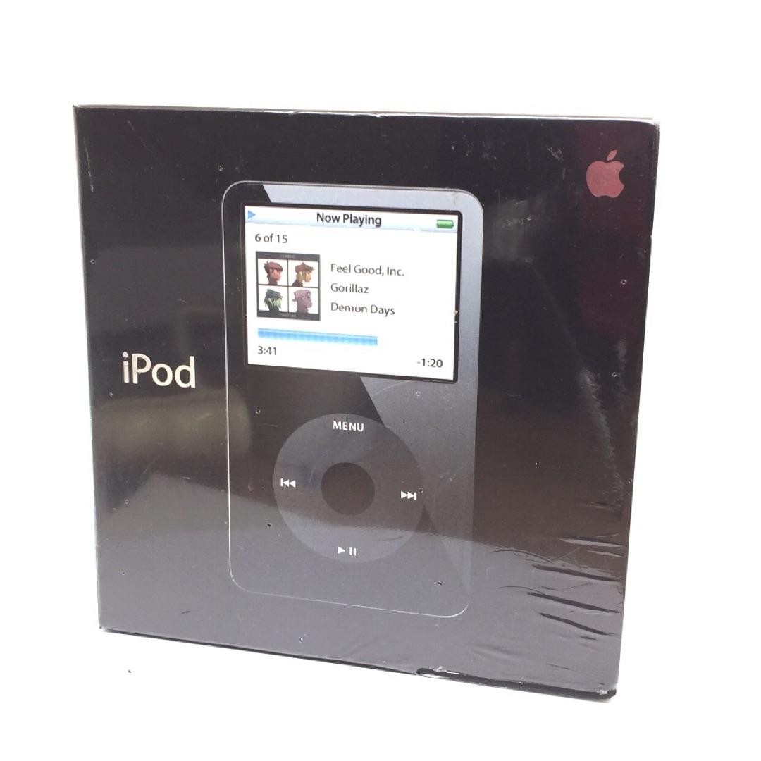 ポータブルプレーヤー iPod Classic A1136 60GB Boxed Apple iPod Video A1136 60GB 5th Generation - Black (MA147LL