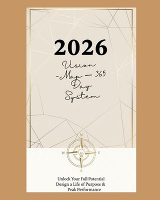 2026 Vision Map - 365-Day System by Y.M. Paperback Book