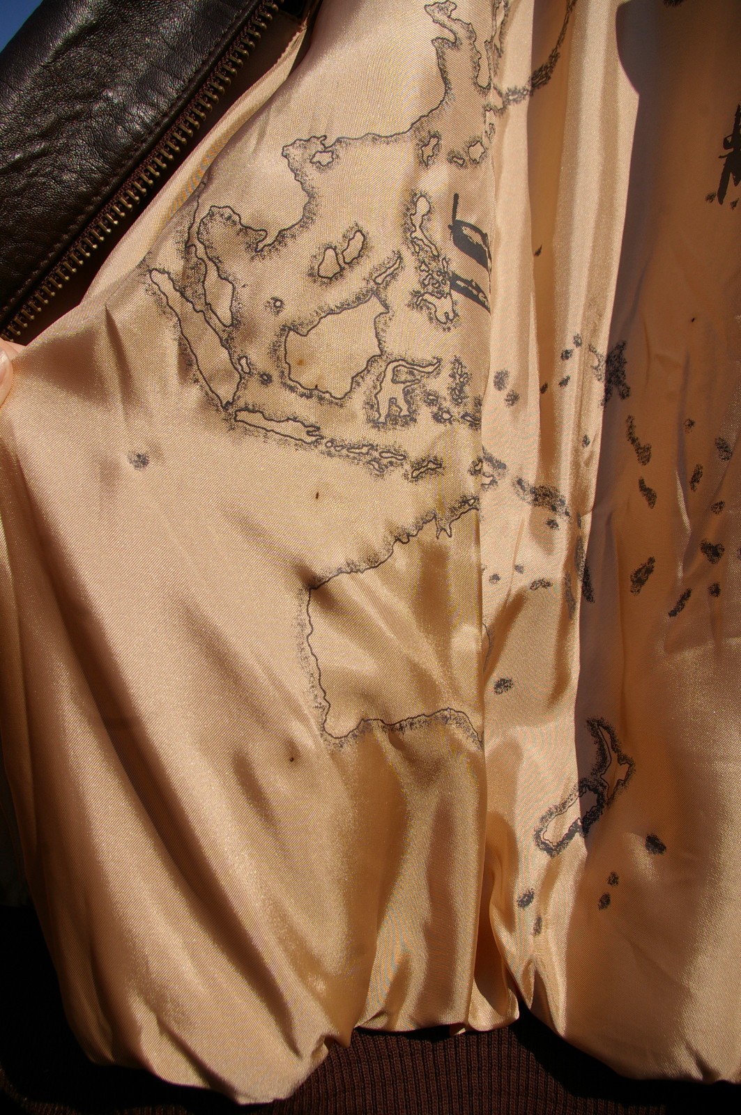 Microsoft Brown Shell 100% Leather Jacket Coat Po… - image 16