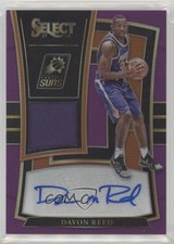 2017-18 Panini Select Rookie Jersey Purple /99 Davon Reed #RJA-DRD Auto 1u6
