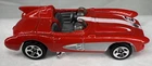 Hot Wheels 1967 Corvette Convertible SR2 Red White & Silver 2001 Mattel Malaysia