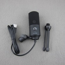 Fifine K669B Black USB Condenser Microphone With Tripod Stand Tested Working