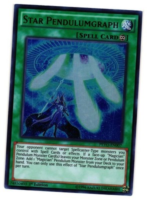 Yugioh Star Pendulumgraph PEVO-EN007 Ultra Rare 1st Edition LP