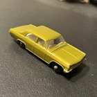 Vintage Lesney "Matchbox" Series Opel Diplomat No. 36 Gold Yellow Chrome Motor
