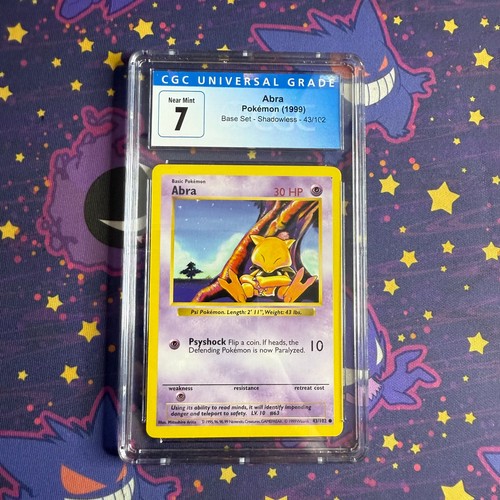 Abra (Shadowless) graded CGC 7 for sale on eBay