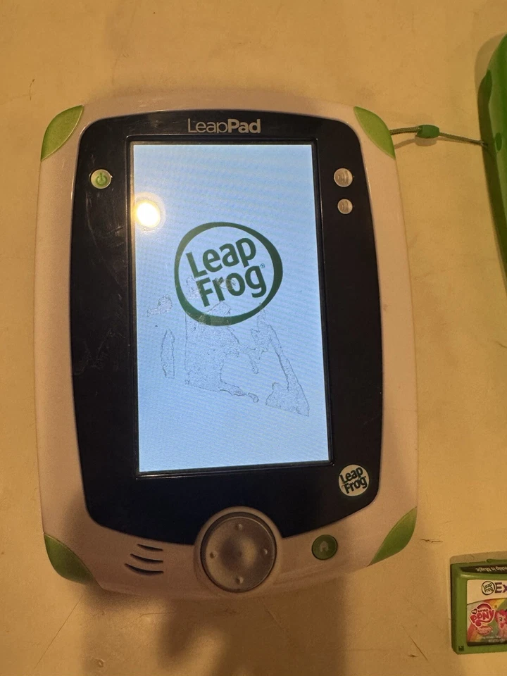 Leap Frog LeapPad #32200 Green/white With 1 Game Tested - Image 2 of 4