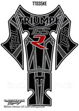 Triumph 765 R Street Triple 2017 - 2022 Motorcycle Tank Pad Protector Motografix