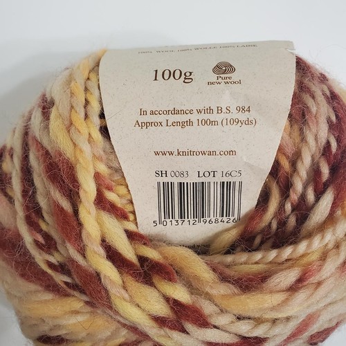 Rowan Chunky Print Yarn 100% Wool 0083 100g 1 Ball - Picture 5 of 6