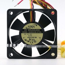 ADDA AD0624HB-A72GL6025 24v 0.15A 6CM three-line inverter cooling fan