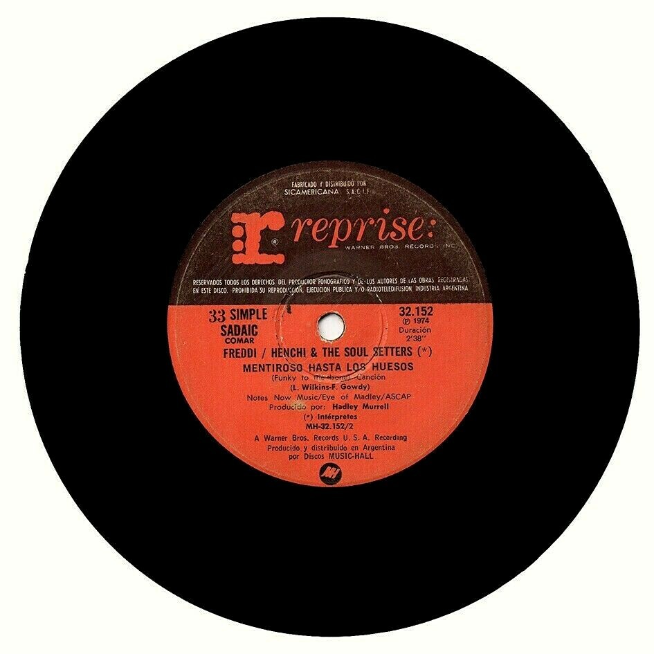 FREDDI HENCHI & SOUL SETTERS FUNKY TO THE BONE ARGENTINA 7