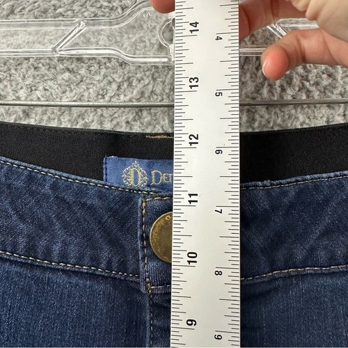 NWT Democracy Absolution Shorts 7" Dark Blue Stretch Casual Slimming Women's 24W - Picture 8 of 10