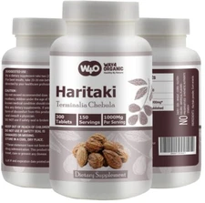 Haritaki Capsules – 1000mg – 300 Count – Terminalia Chebula - Digestive & Detox
