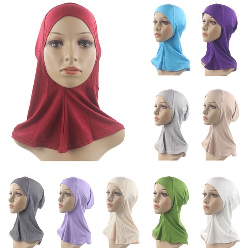 Muslim Women Hijab Wrap Inner Caps Islamic Underscarf Ninja Turban Scarf Shawl - Picture 2 of 23