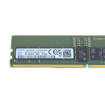 Samsung 5600MHz 32GB 1Rx4 DDR5 EC8 RDIMM RAM PC5-44800 Memory