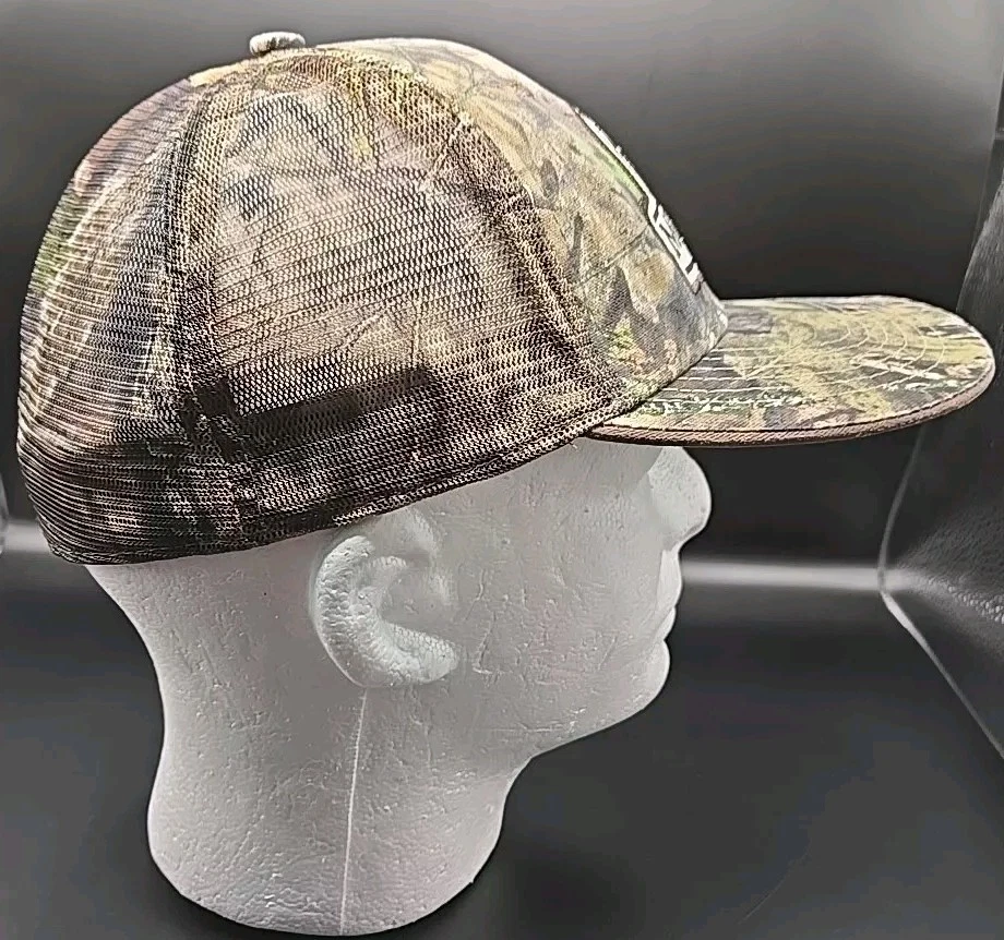 Mossy Oak Deer Duck Hunting Camo Camouflage Baseball Hat Cap Trucker Mesh S/M - Image 2 of 4