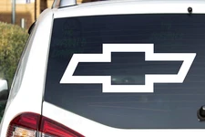 Chevy Bowtie Decal - CNC cut Decal Vinyl Sticker Pic from 12 colors!