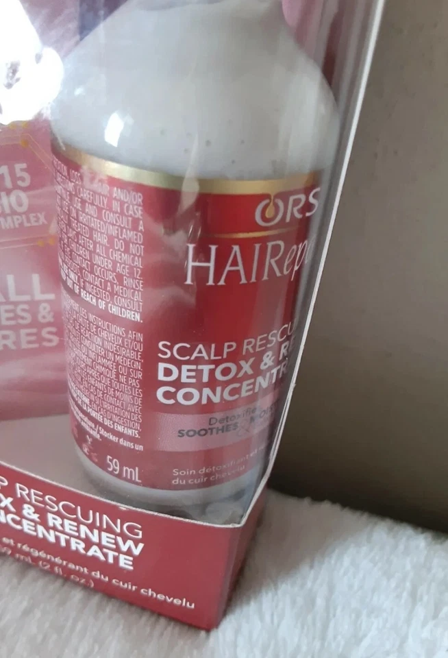 Концентрат для детоксикации и обновления кожи головы ORS HAIRepair 2 жидк. Oz новый запечатанный - Изображение 3 из 4