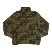 NEW Men's Camo MEMBERS MARK Alpine Sherpa Pullover Size Small