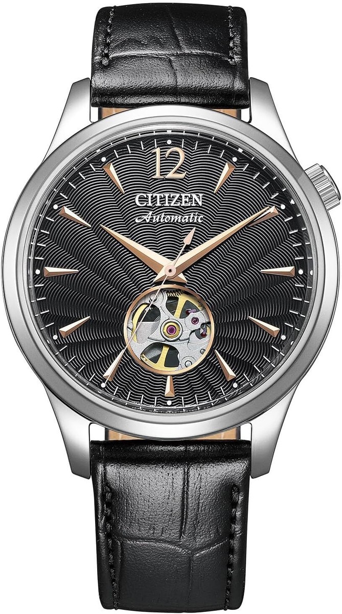 Citizen] Watch Mechanical Automatic Open Heart NH9131-14E Men's