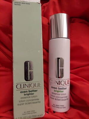    Clinique Even Better Brighter Essence lotion 6.7oz New In Box   