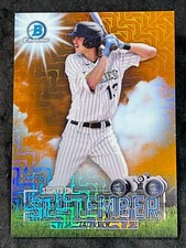 2023 Bowman Chrome ORANGE MOJO REFRACTOR Sights On September Zac Veen 22/25