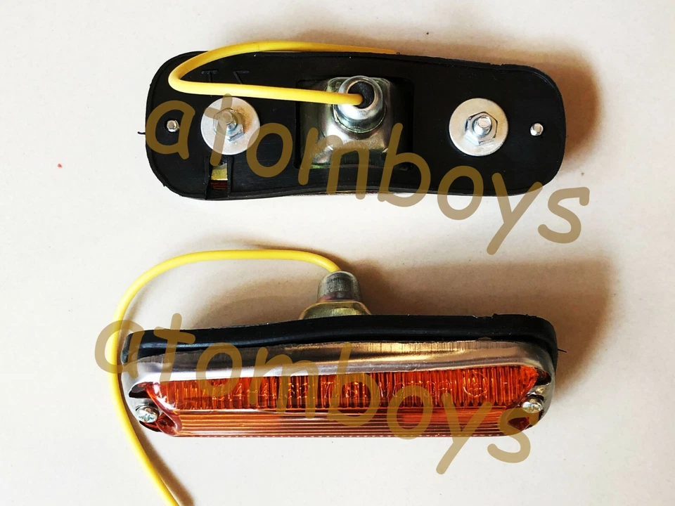 LUCES MARCADORAS LATERALES MAZDA ROTATIVAS RX2 R100 1000 1200 1300 PICKUP UTE INTERMITENTE Foto 4 de 4