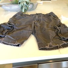 Abercrombie Boys Distressed Cargo Shorts, SZ 14, Cotton EUC