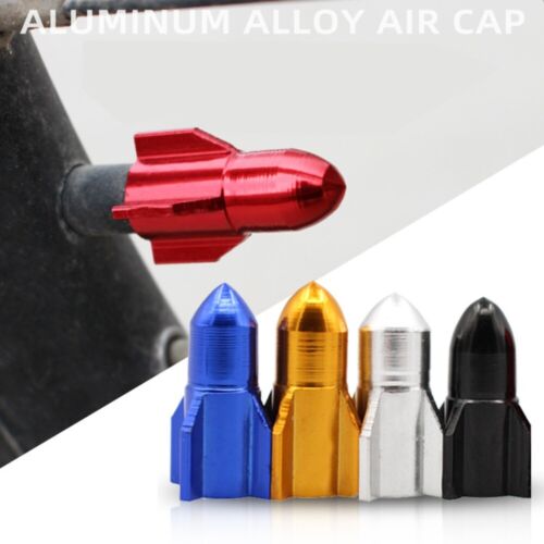 4pcs Aluminium Alloy Tire Valve Caps Dustproof Auto Wheel Cap Air Dust Cap - Picture 1 of 17