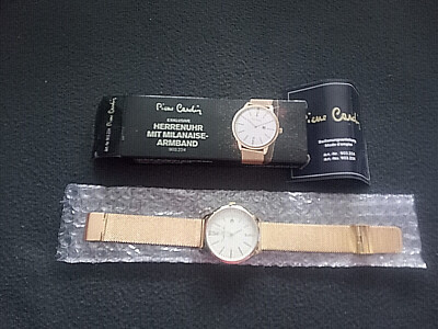 Pierre Cardin Herrenuhr mit Milanaise.Armband