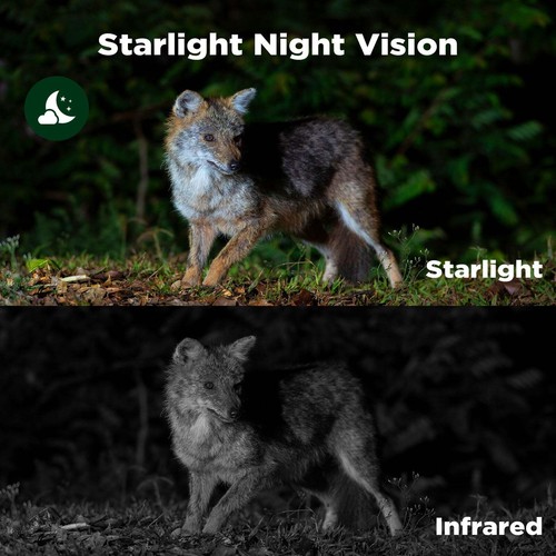 4K UHD 30FPS WiFi Trail Camera 60MP Bt+WiFi Wildlife Camera Starlight Night Cam - Picture 4 of 12