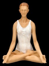 Figur Yoga Frau Abstrakt - Lotus Position