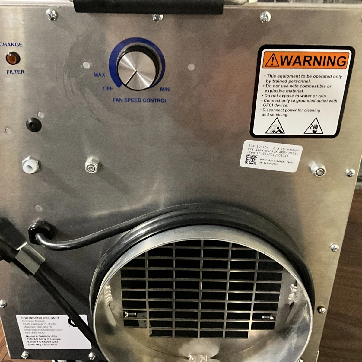 Omniaire 600v online
