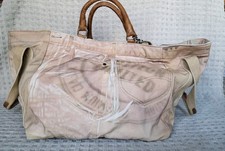 Bayside Vera Pelle Lee Jeans Bag. Made In Italy 