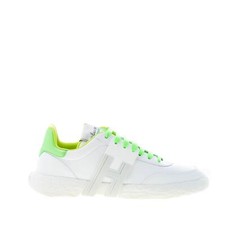 Hogan men's shoes Sneaker Recycle in reconstituted leather white more multicolor