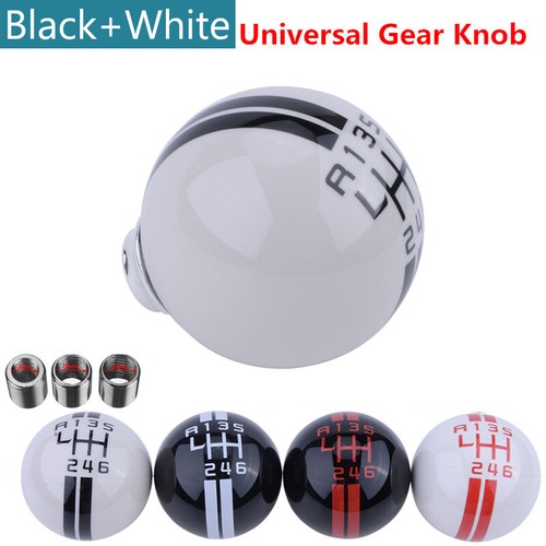 6 Speed Gear Shift Knob for Ford Mustang Shelby GT500 White Manual Shifter - Picture 1 of 7