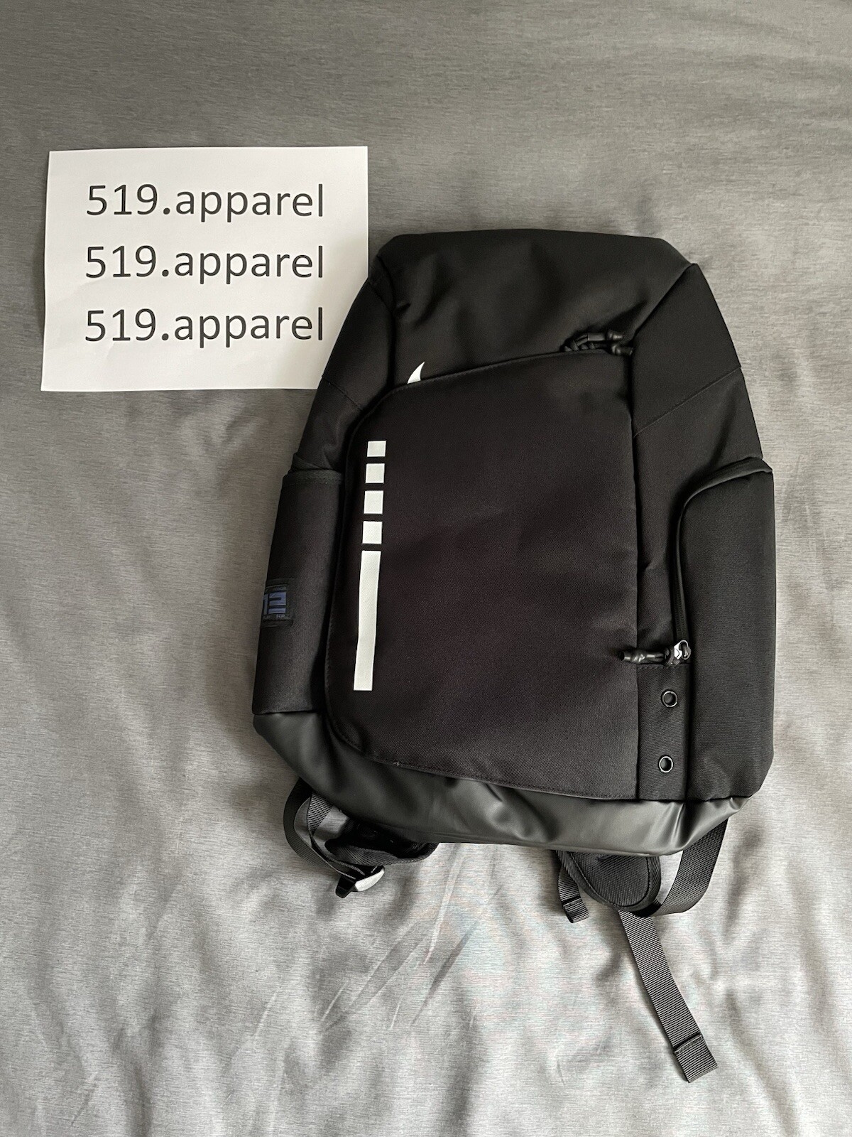 Nike Hoops Elite 32L Black White Blue Basketball Backpack