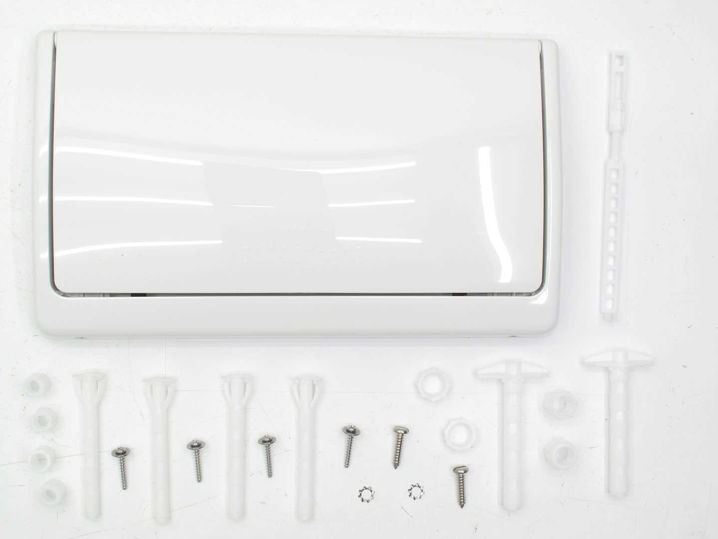 37053SHO Abdeckplatte Drückerplatte weiß Grohe DAL Classic für WC  