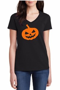 T Shirt Halloween Scary Face 