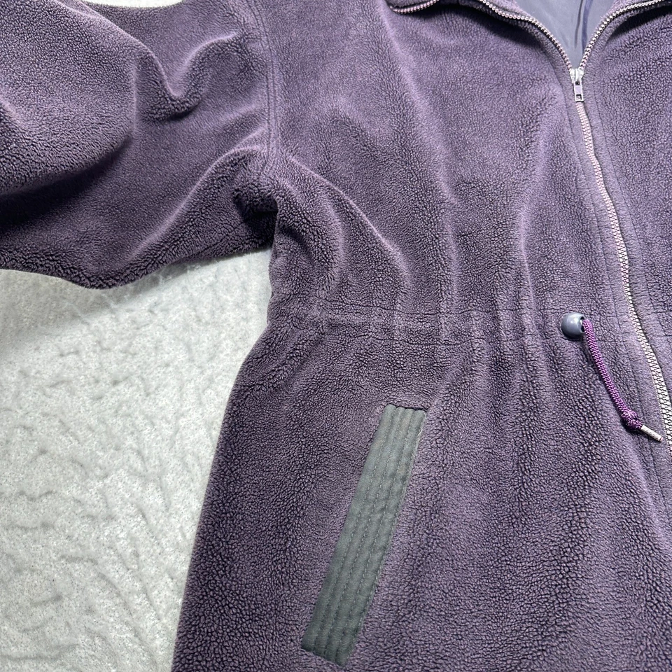 Chaqueta polar deportiva Forecaster vintage años 70 púrpura longitud media para mujer talla mediana Foto 4 de 4