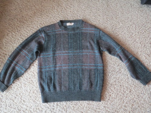 Vintage B.P. Britches Herren Wollmischung Rundhals Pullover Hergestellt in den USA, Small/Med - Bild 1 von 5