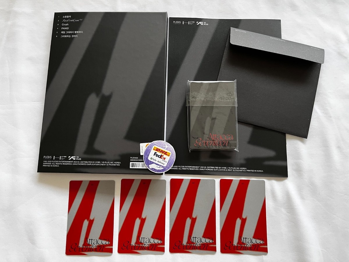 SEVENTEEN S.COUPS Attacca Carat ver. CD Binder Lyric Book