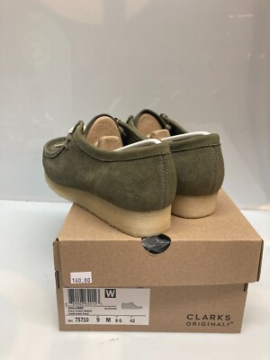 Clarks Mens Wallabee Pale Khaki Suede 26175710 size 9 | eBay