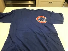 Majestic Chicago Cubs MLB Graphic T Shirt, Vintage Tee, Mens Large Fizzled 44