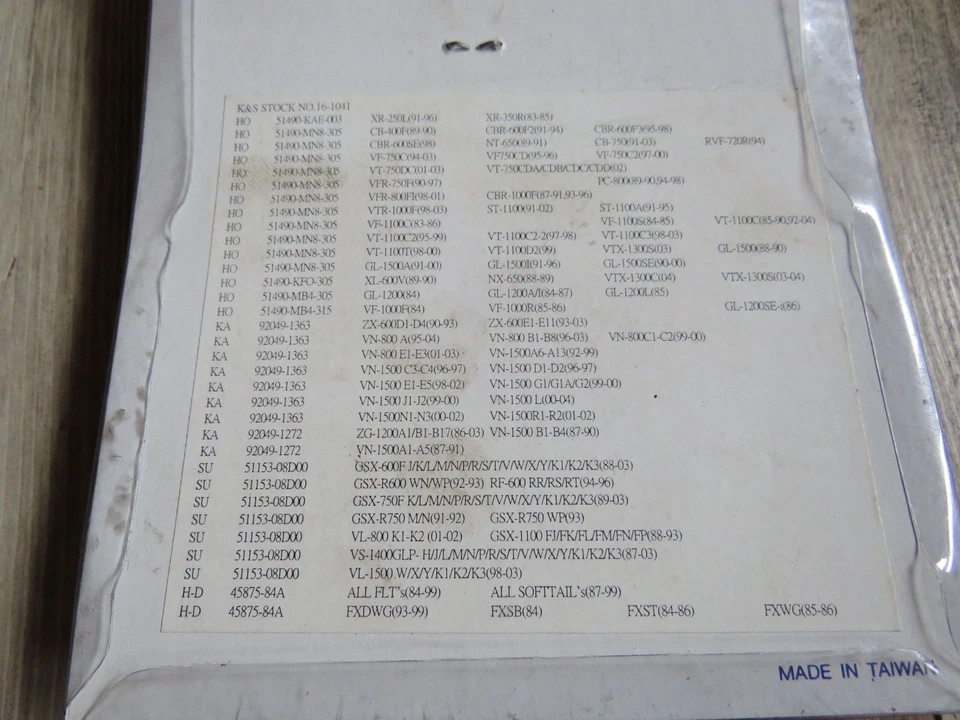 Sello de aceite para horquilla Harley K&S Technologies 16-1041 41 mm x 54 mm x 11 mm Kawasaki OM22 Foto 2 de 2
