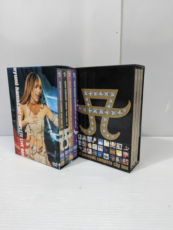 ayumi hamasaki DVDまとめ売り34枚セット Ayumi Hamasaki COMPLETE LIVE BOX A & COMPLETE CLIP BOX Set (Japan