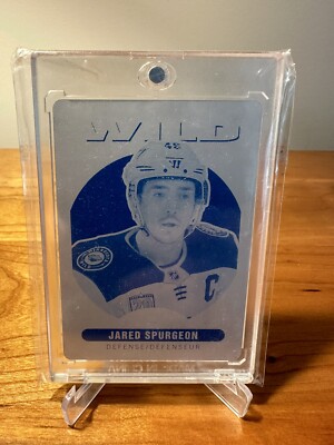 2021-22 O-Pee-Chee OPC Platinum Jared Spurgeon. 1/1 PRINTING PLATE.
