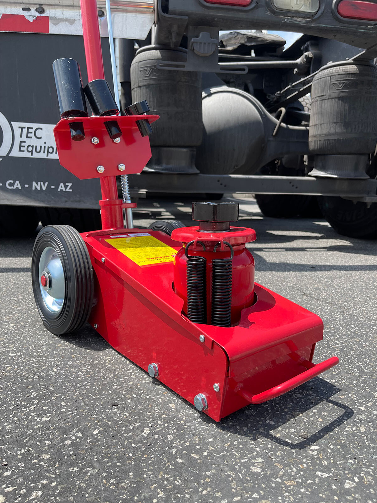 22 Ton Hydraulic Floor Jack AirOperated Axle Bottle Jack Lift