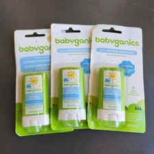 Bundle of THREE (3) - Babyganics Mineral Sunscreen Stick SPF 50 EXP Date 01/2025